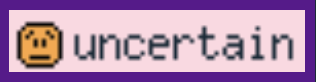 iMood indicator showing 'so-so' with a blank emoji: a white face with no mouth