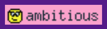 iMood indicator showing 'determined' with a smiling glasses/nerdy face